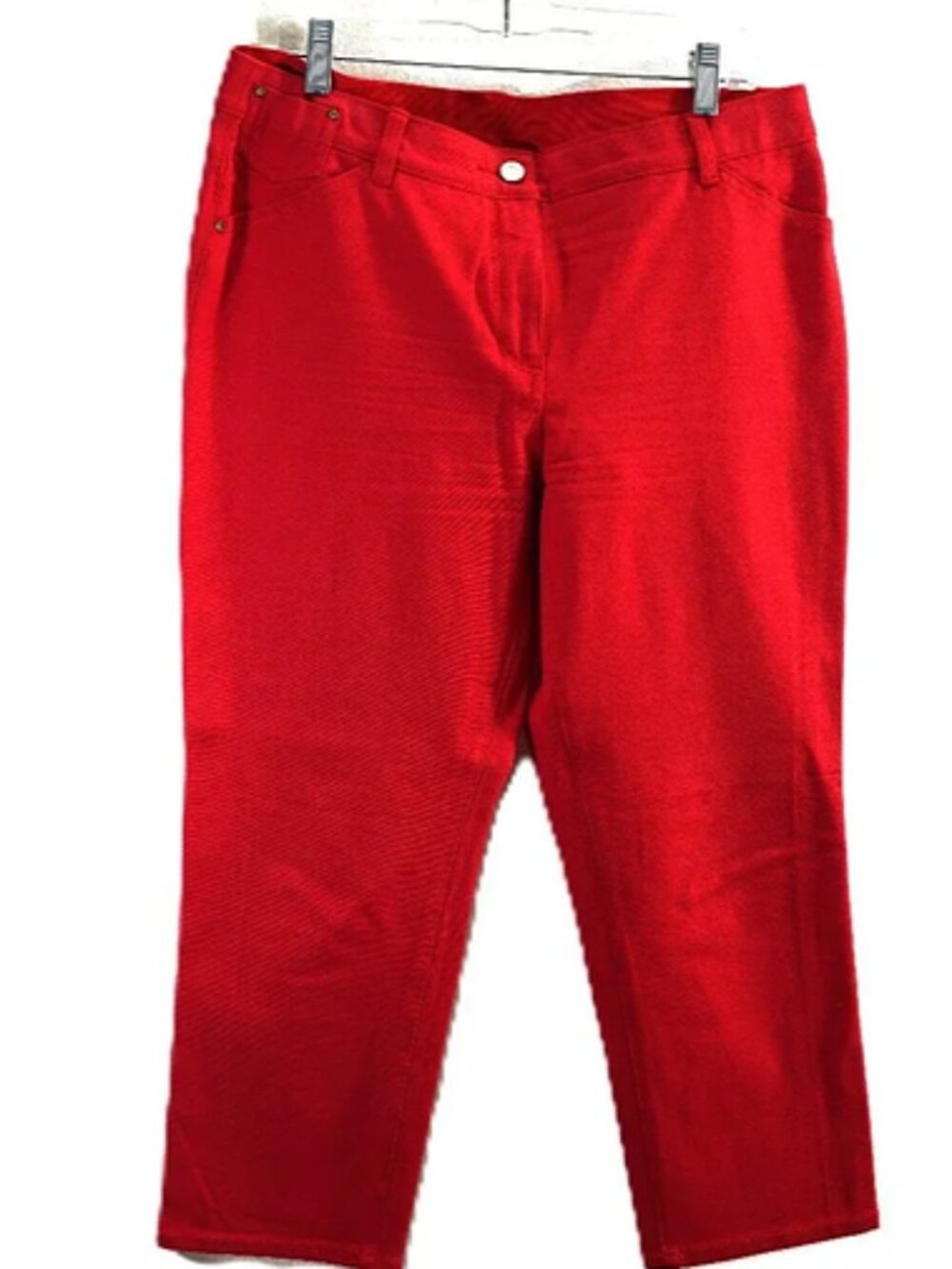 Chico's Orange Red Getaway Pants size 1.5